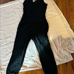Splendid Black Sleeveless Jumpsuit